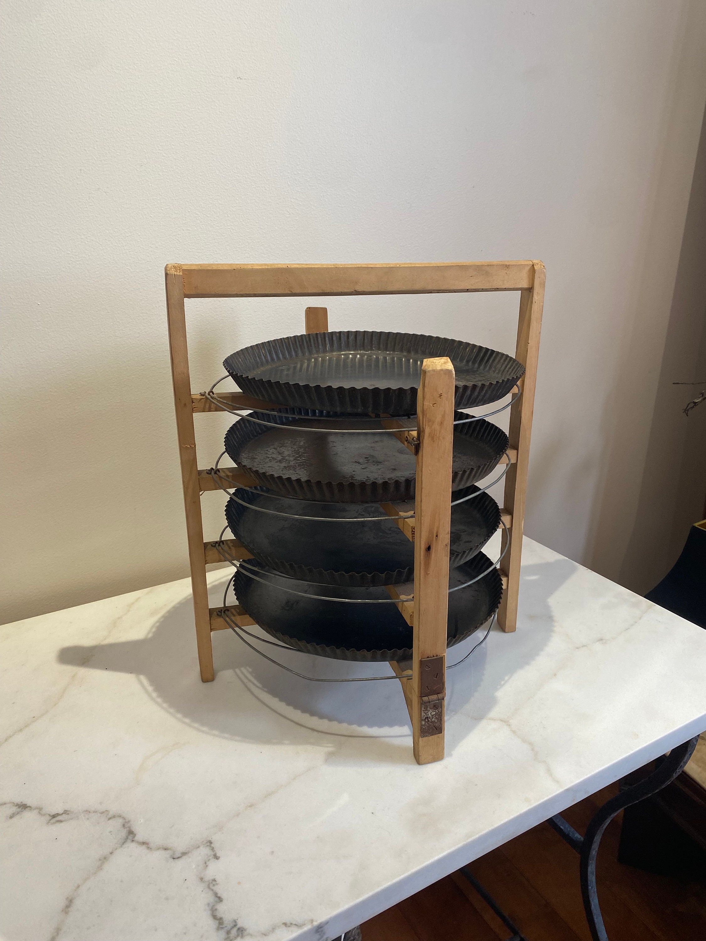 Antique Primitive French Tiered Pie Tart Rack Bakery - Etsy