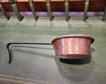 Large Antique Copper Ladle - 18 inch