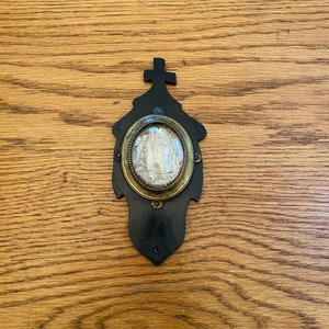 French 19th Century Our Lady of Lourdes Relic