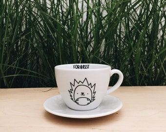 Hedgehog / Coffee cup