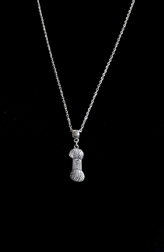 Yarn ball necklace deals