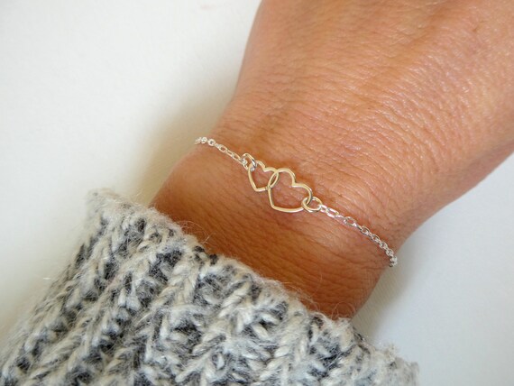 Heart Bracelet Heart Jewellery | Etsy 