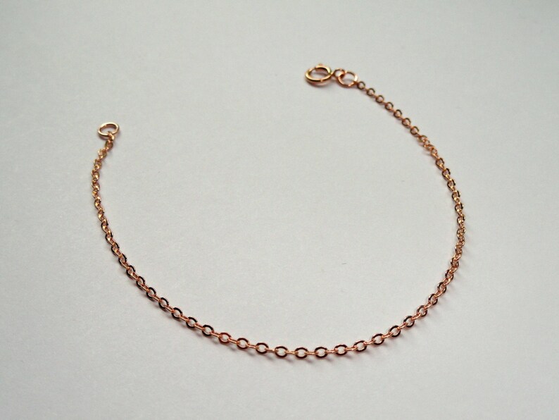 Rose Gold bracelet Rose gold fill bracelet Delicate rose Etsy