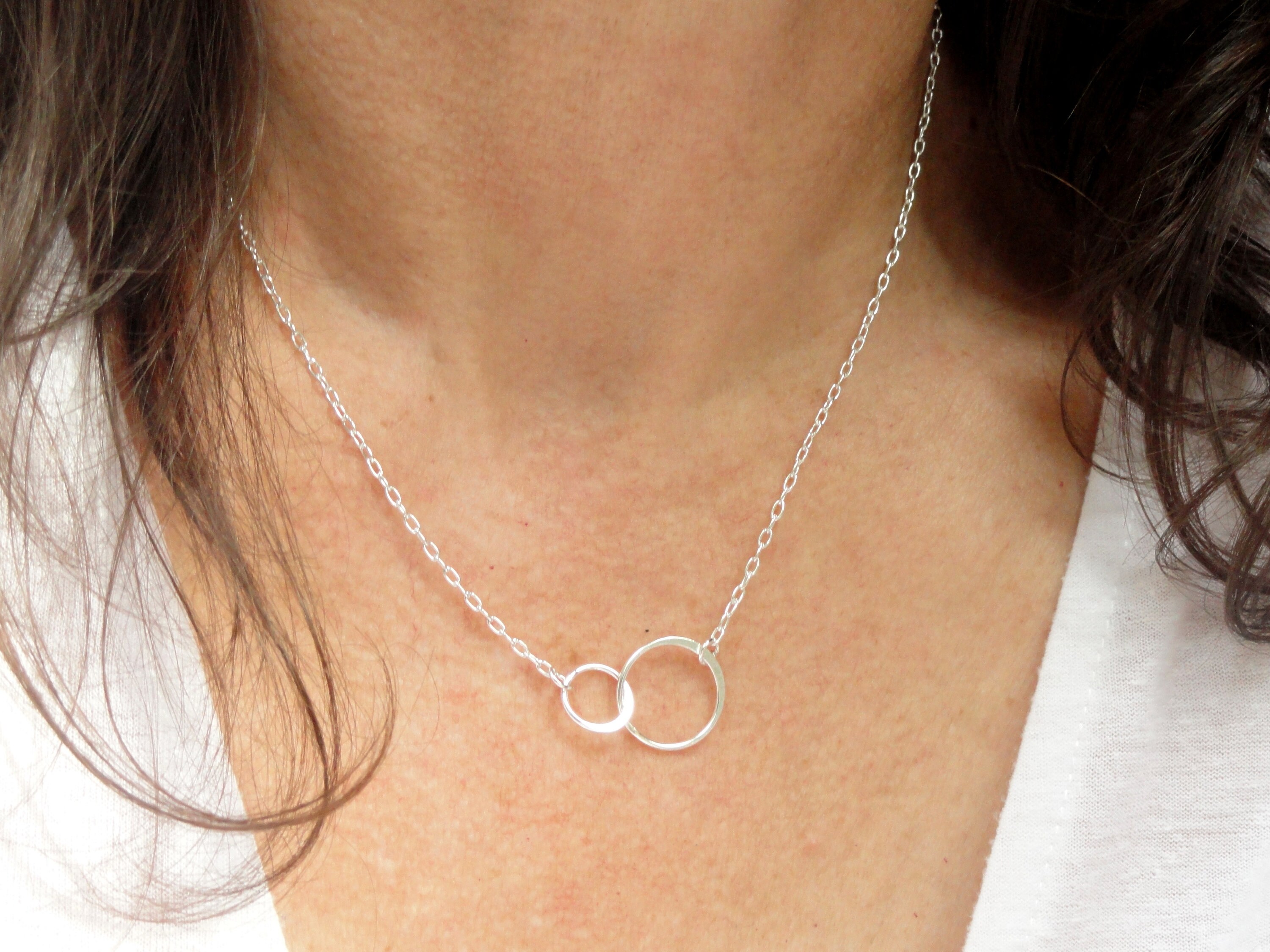 New 100% PANDORA 925 Silver Daughter Mother Double Heart Split Charm 799187C01 E - Foto 6