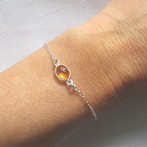 Citrin-Armband aus Sterlingsilber: Zarter Edelstein, Geburtsstein für November