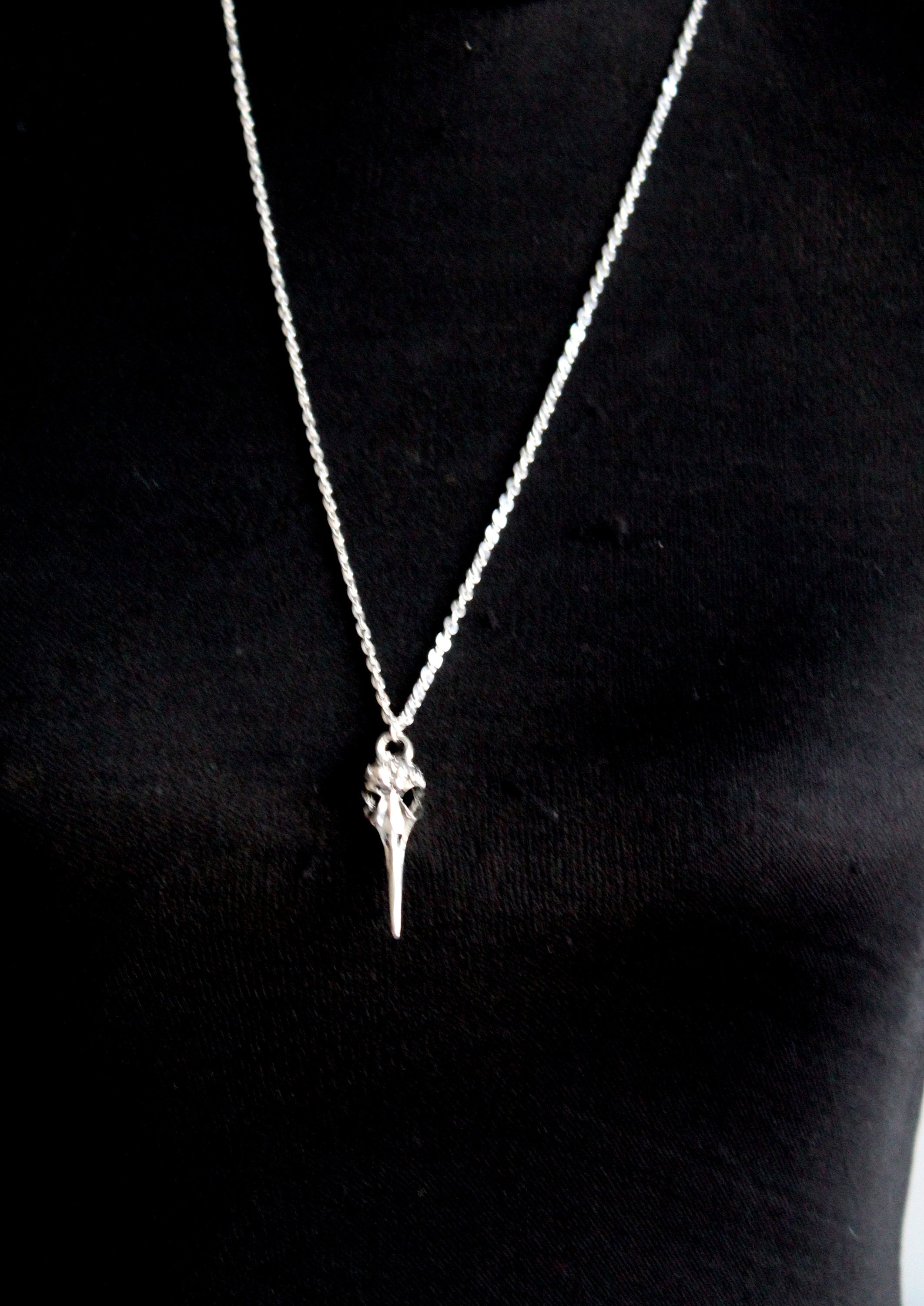 Skeleton Dagger Necklace Goth Necklace Men's Charm Etsy UK