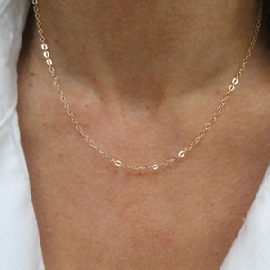 Rose Gold necklace, Simple rose gold necklace, Rose gold jewellery, Minimalist jewellery, Minimalist necklace, Layering necklace