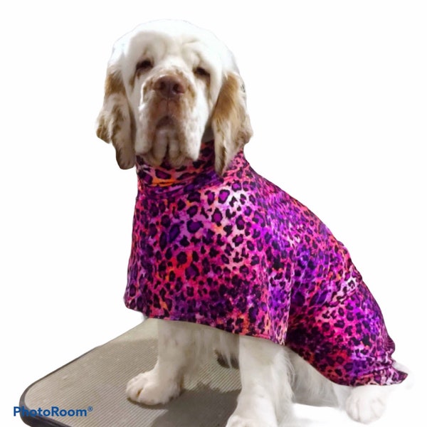 Dog Drying Coat, Grooming Coat, Lycra, Washable, Comfortable, Custom Dog Coat , Spandex