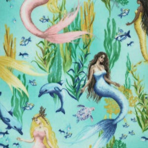 Mythical Mermaids Anti-Pill Plush Fleece Fabric