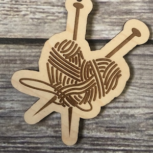 DIGITAL FILE - No physical item shipped - Knitting Heart SVG File - For Glowforge image 3