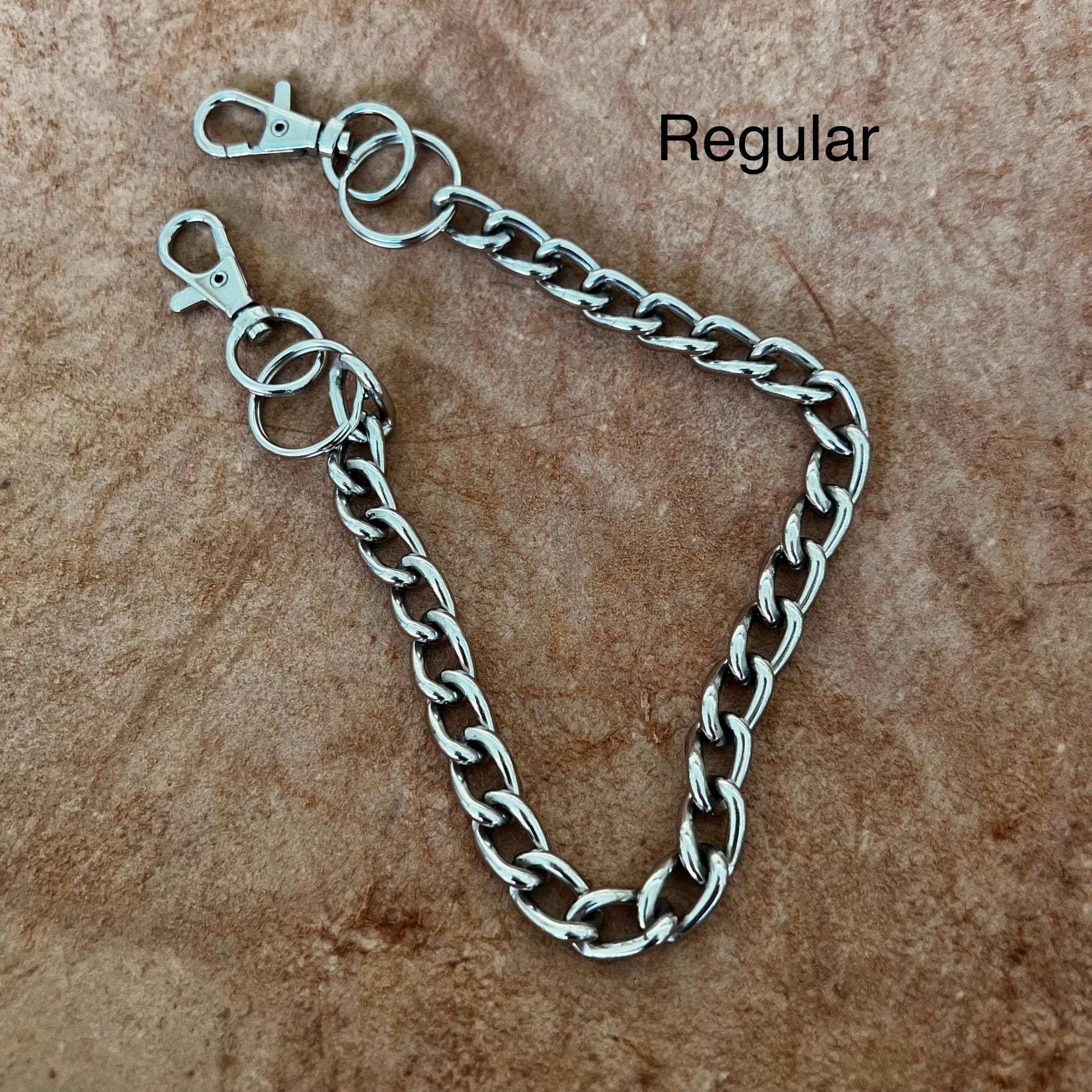 Steel Wallet Chain for Pants: Heavy Duty Industrial or