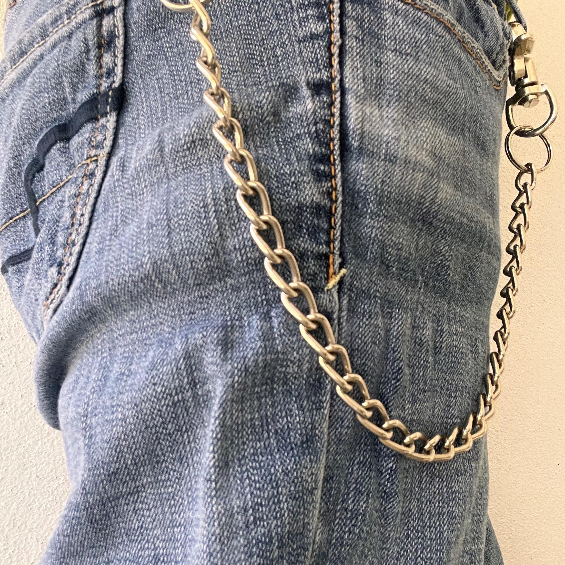 Steel Wallet Chain for Pants: Heavy Duty Industrial or Regular