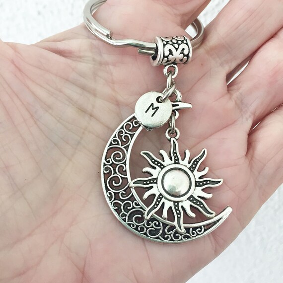 Sun and moon best sale keychain