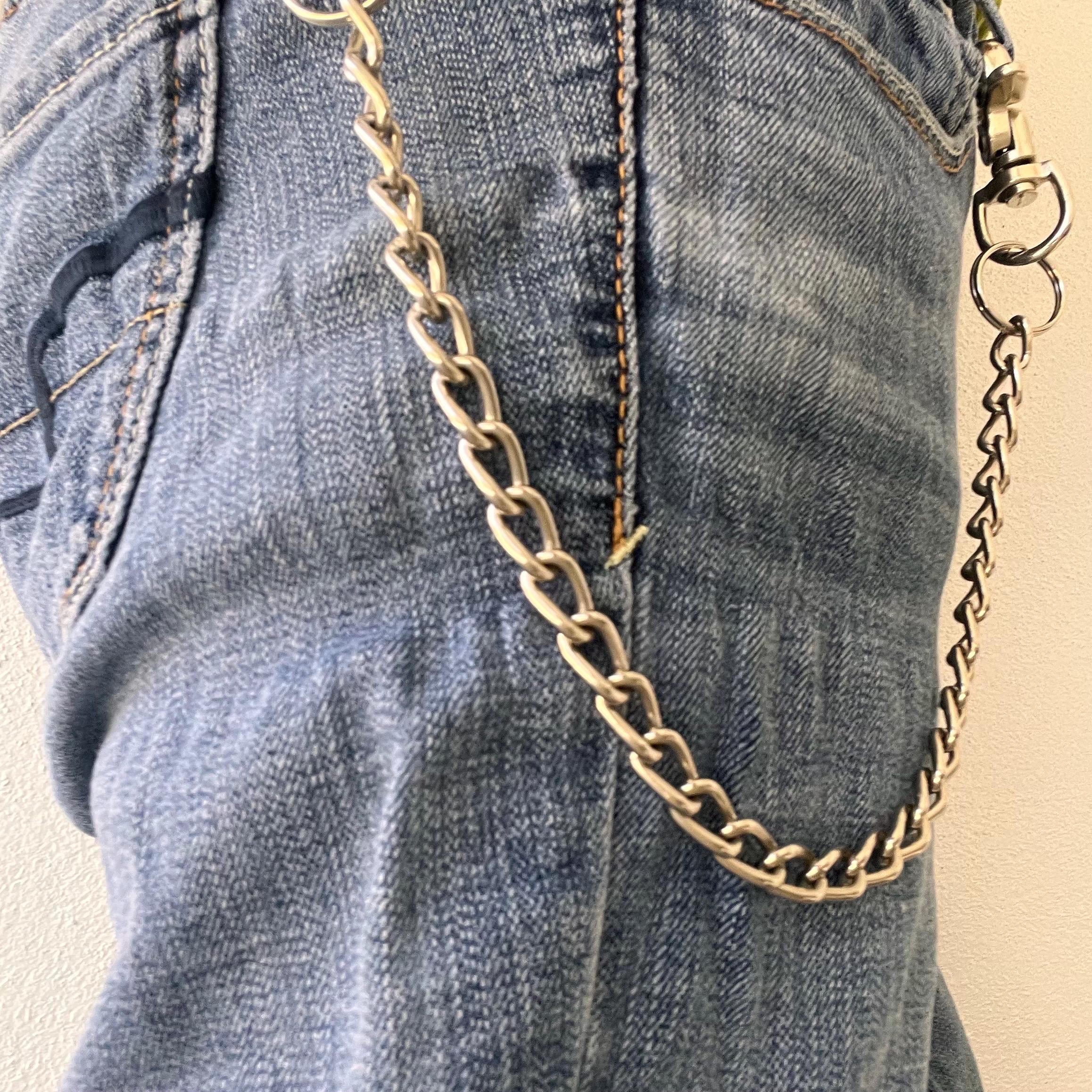 Steel Wallet Chain for Pants: Heavy Duty Industrial or Regular