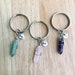 Crystal Keychain Crystal Initial Key Chain Crystal Keyring - Etsy Hong Kong 