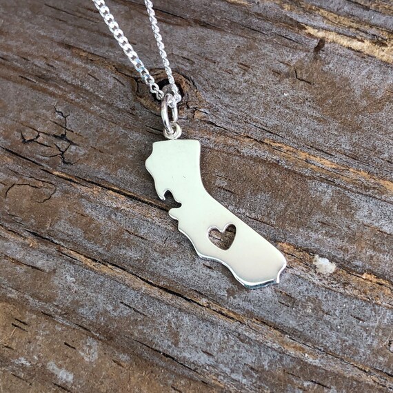 SILVER California LOVE NECKLACE SILVER California LOVE NECKLACE