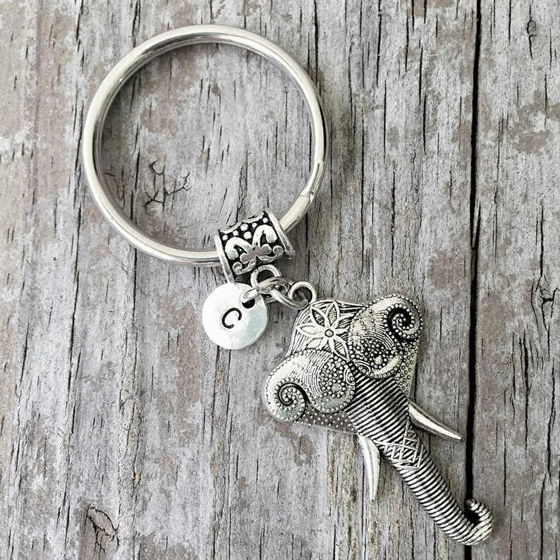 Elephant Keychain/ Elephant Key Chain/ Elephant Keyring/hippie Etsy