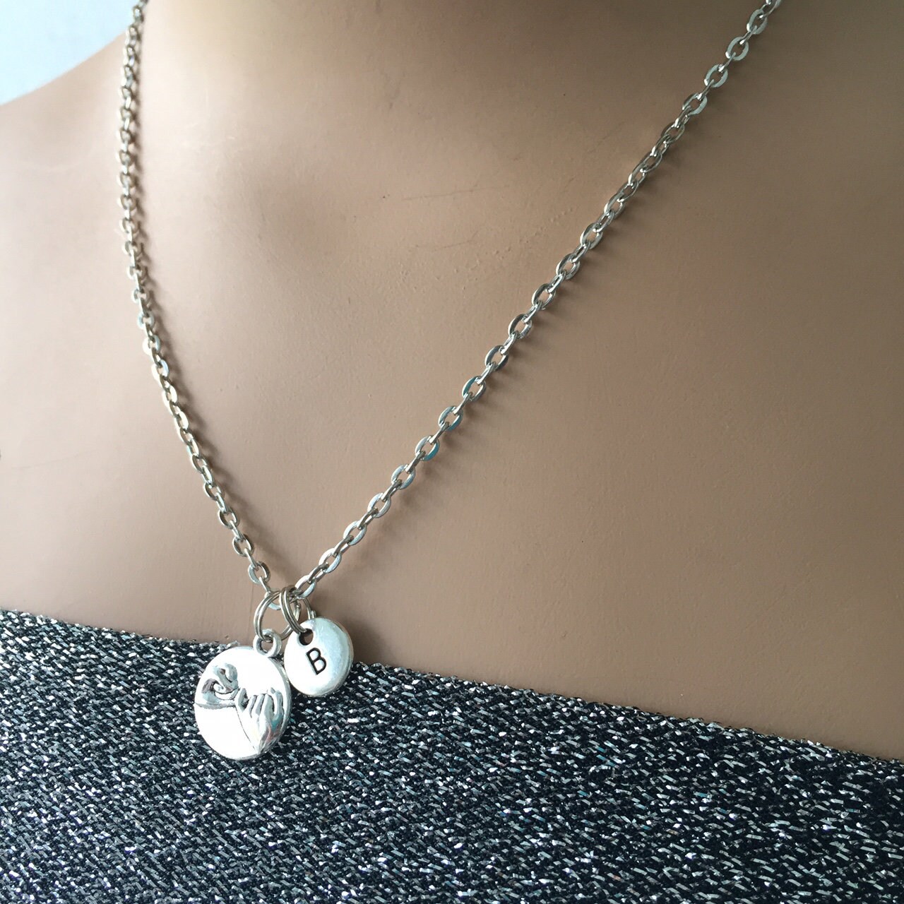 Pinky Swear Necklace Pinky Promise 