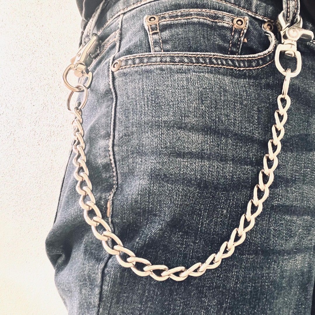 OLDGOD オールドゴッド UK BRIDLE WALLET CHAIN Made in Japan Brass Wallet Chain Knitted Handmade Eagle Hook