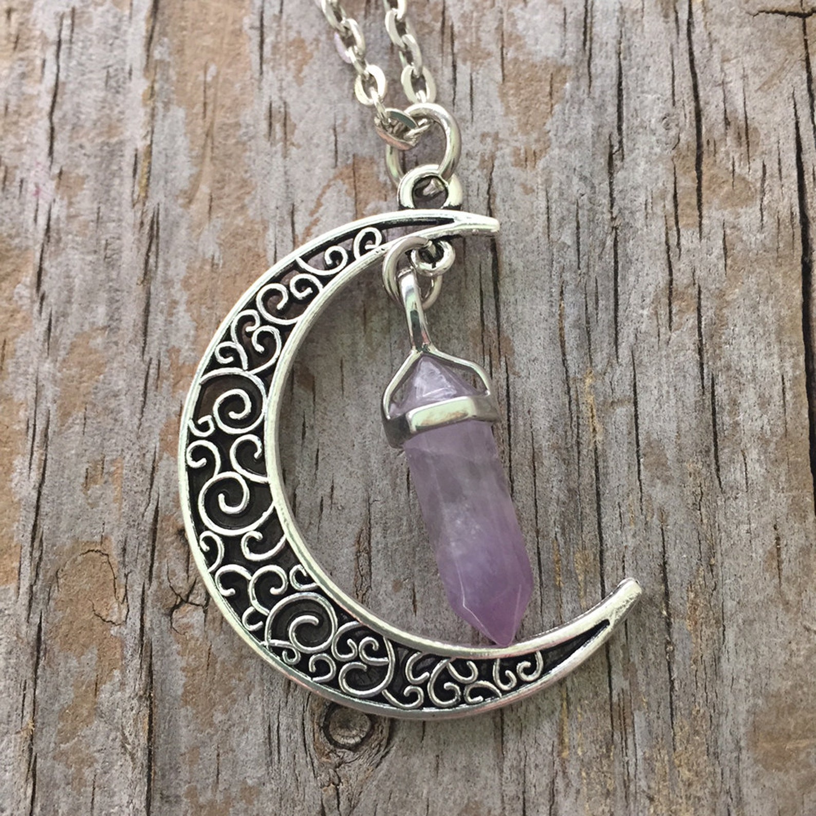 Crystal Moon Necklace main image 1