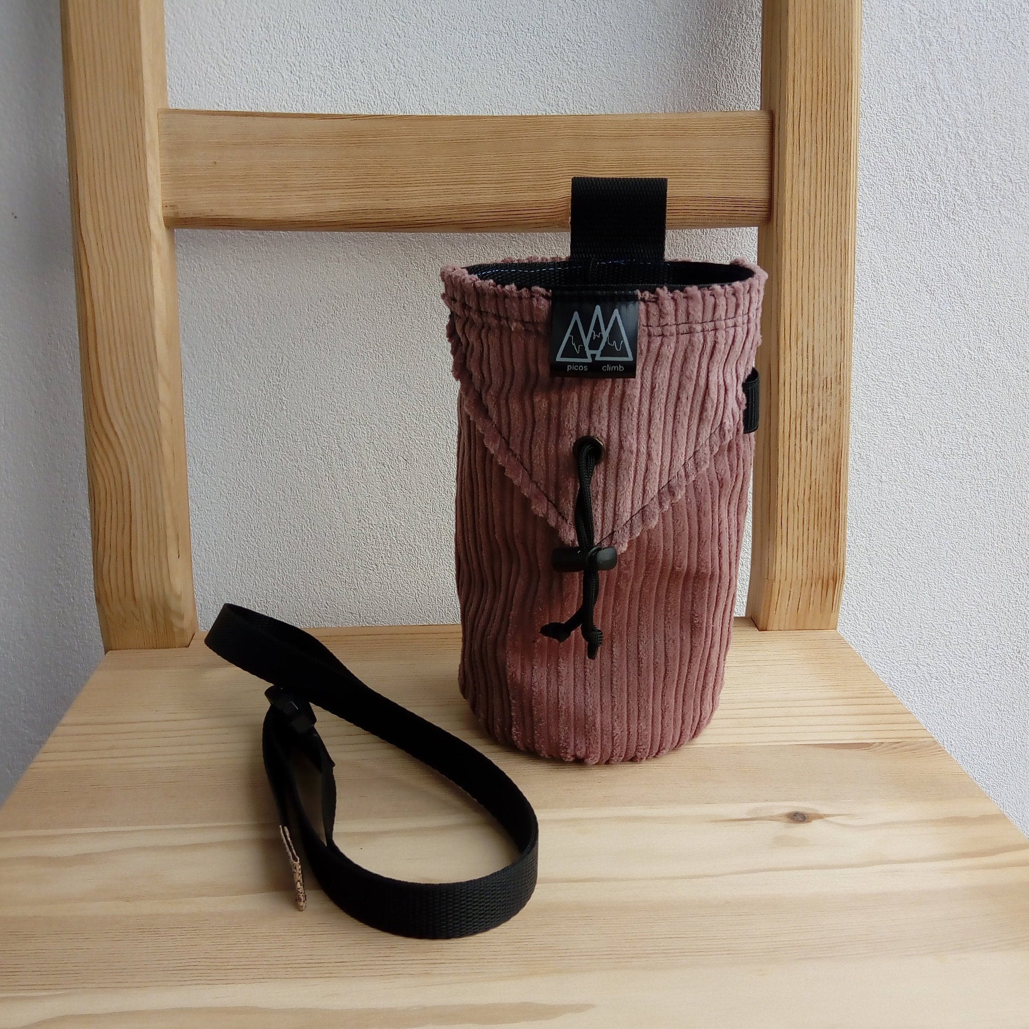 Large chalk bag Handmade rustic chalk bag in corduroy fabric Etsy