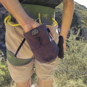 Organic Climbing Chalk Bag: Eco-Friendly Rock Climbing, Bouldering.