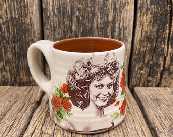 Olivia Newton-John Handmade Ceramic Coffee Mug