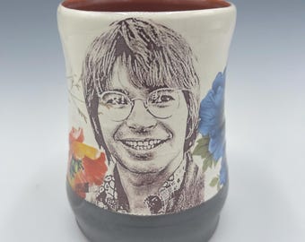 Taza de cerámica hecha a mano de John Denver