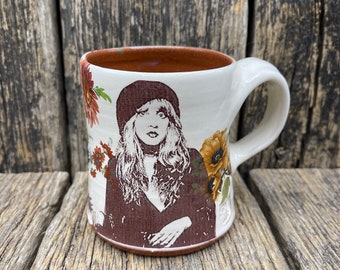 Stevie Nicks Handmade Ceramic Coffee Mug