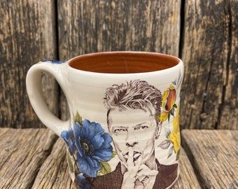 David Bowie Handmade Ceramic Coffee Mug