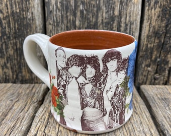 The Rolling Stones Handmade Ceramic Coffee Mug