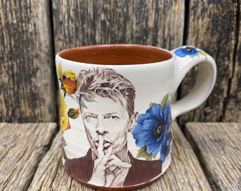 David Bowie Handmade Ceramic Coffee Mug