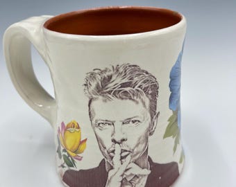 David Bowie Handmade Ceramic Coffee Mug