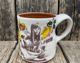 Joni Mitchell Handmade Ceramic Coffee Mug