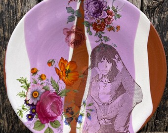 Steven Tyler Handmade Ceramic Plate