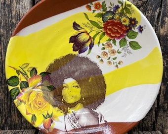 Diana Ross Ceramic Plate