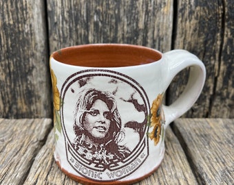 Bionic Woman/Lindsay Wagoner Ceramic Coffee Mug