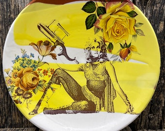 Jane Fonda/Barbarella Ceramic Plate