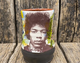 Jimi Hendrix Handmade Ceramic Cup