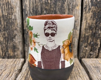 Audrey Hepburn Ceramic Wine Cup