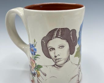 Princess Leia Handmade Ceramic Coffee Mug