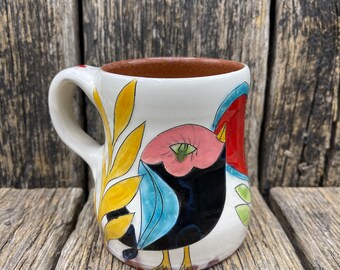 Blackbird Handmade Ceramic Coffee Mug