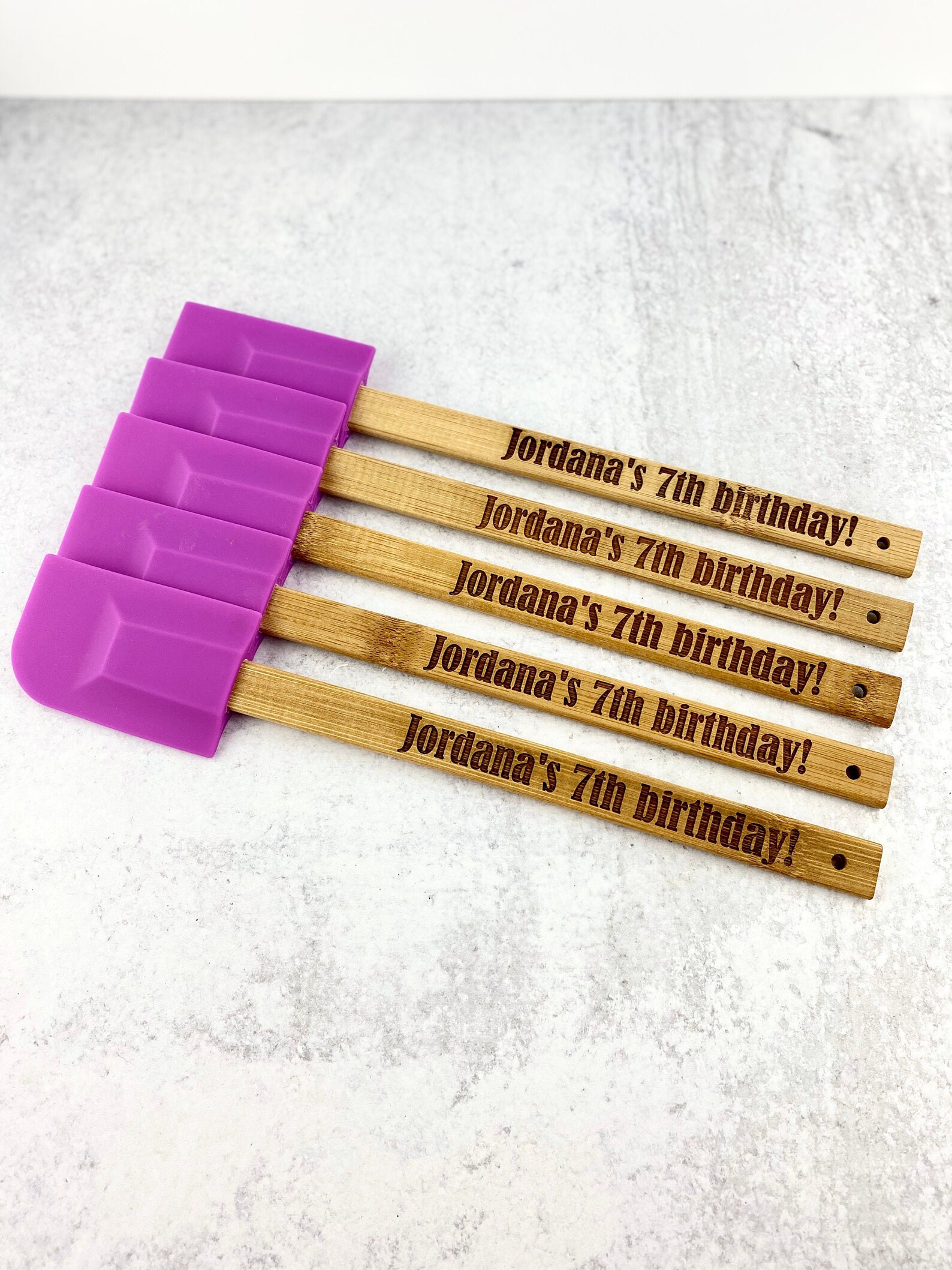 Personalized Engraved Spatula, Baking Birthday Party Favors, Custom ...