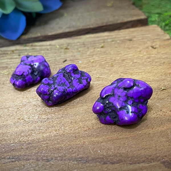 Deep Purple Magnesite (Tumbled)