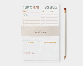 Teacher Daily Planner Notepad | Tearaway Notepad | Teacher Organization Tools | Daily Planner | Teacher Planner | Daily Notepad