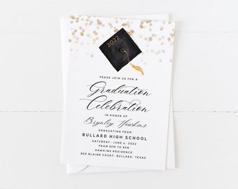 Graduation Invitation | Graduation Celebration | Grad Party | Graduation Card | Senior Graduation Invitation