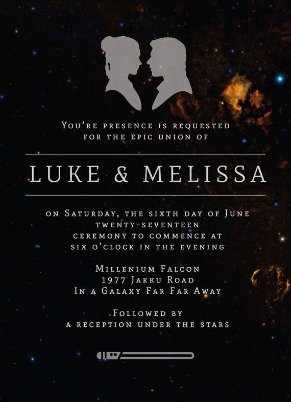 Federal los Cayo Invitación de boda de Star Wars / Plantilla de invitación de - Etsy México