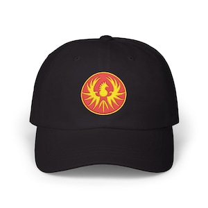 Embroidered Phoenix Patch Classic Dad Cap
