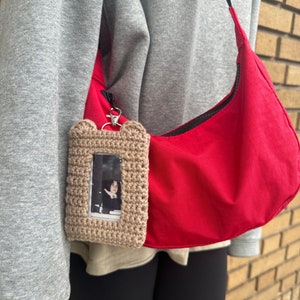 Photo card keychain