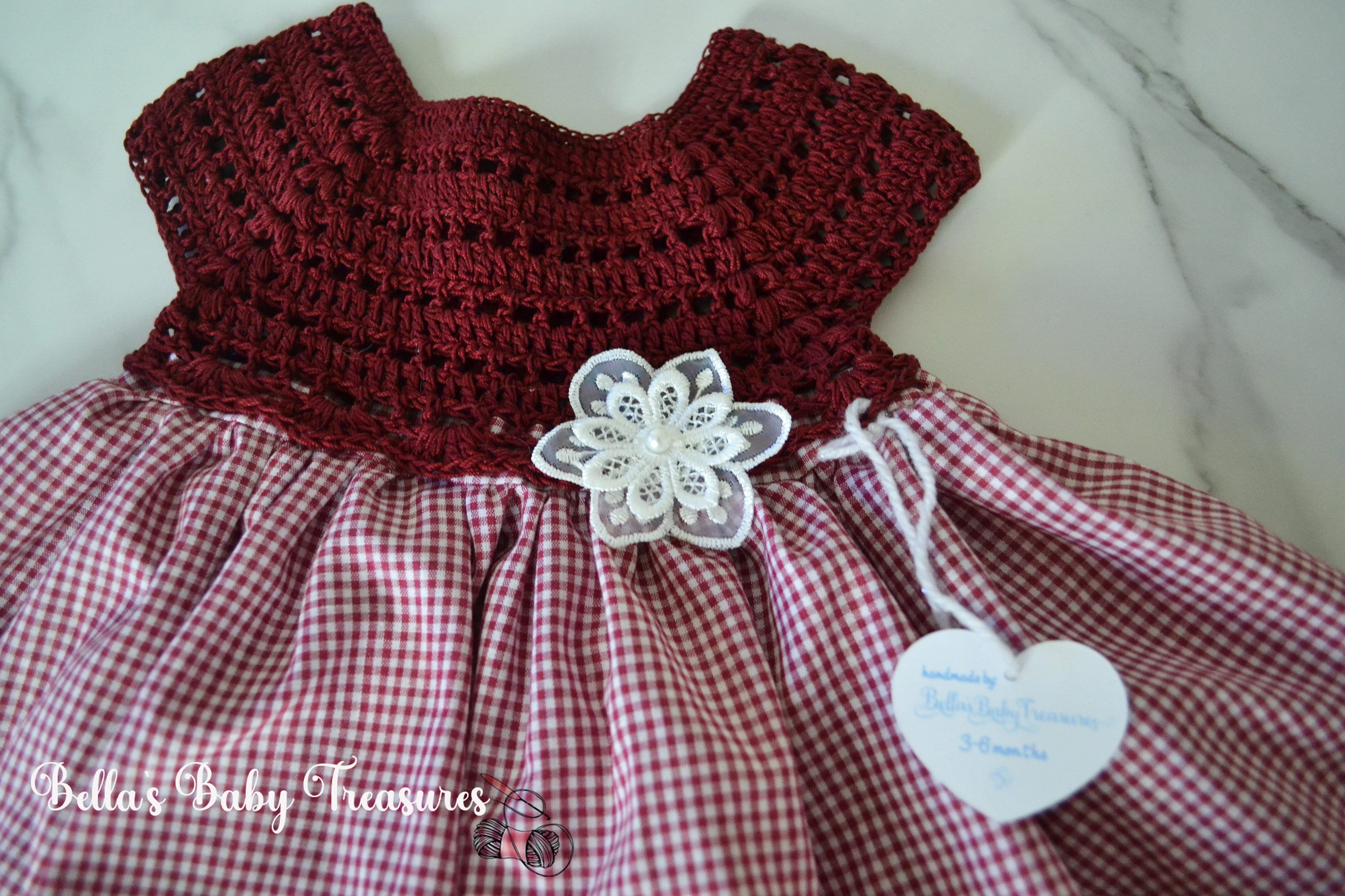 3-6 Months Baby Girl Dress With Headband - Etsy